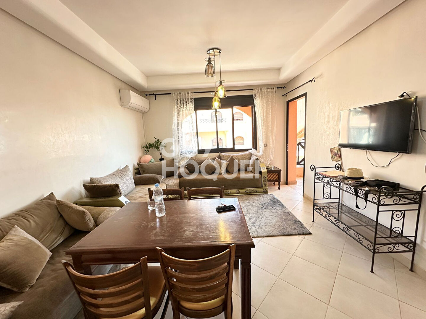 Marrakech : appartement de 3 pièces avec piscine (70 m²) en location