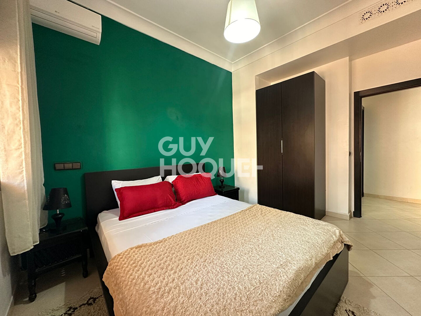 Marrakech : appartement de 3 pièces avec piscine (70 m²) en location