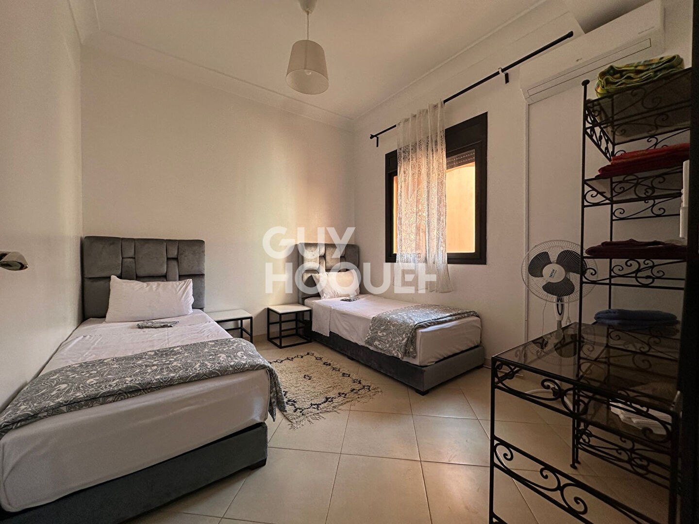Marrakech : appartement de 3 pièces avec piscine (70 m²) en location