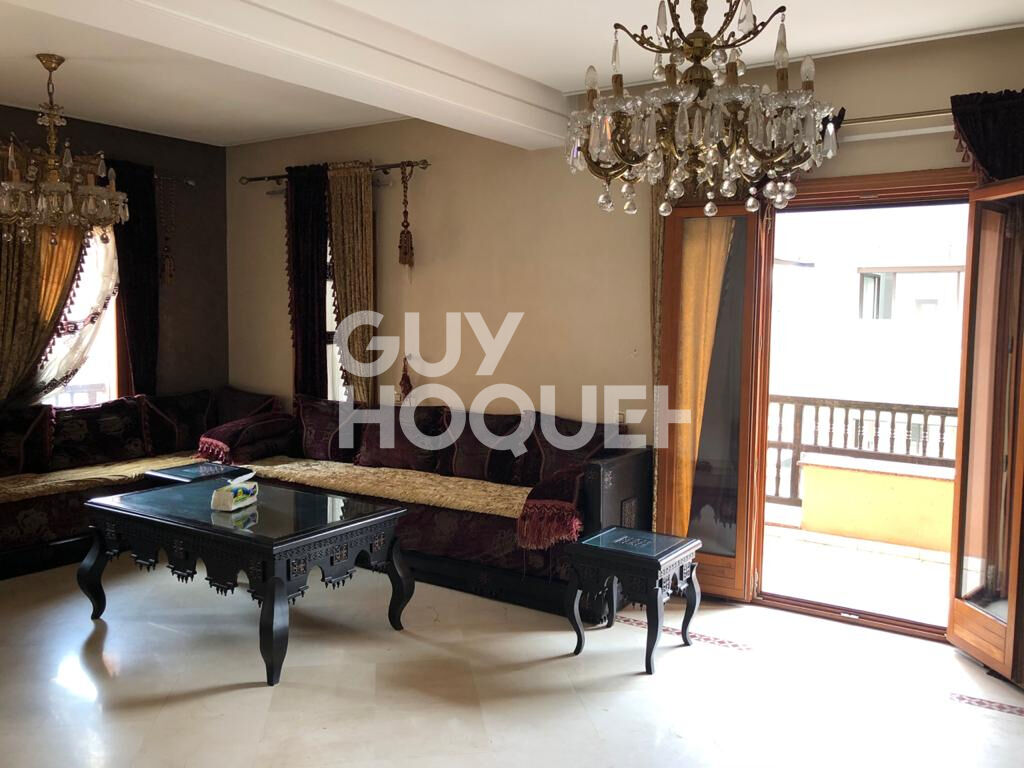 À vendre : Appartement spacieux de 3 chambres à Guéliz, Marrakech