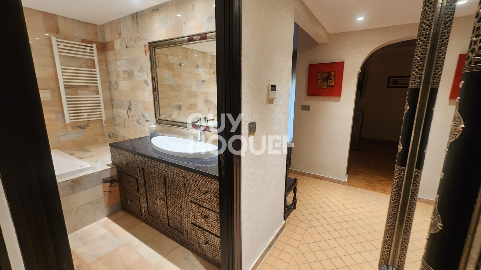 A louer  Duplex meublé 362 m² avec jardin T4 Palmeraie.