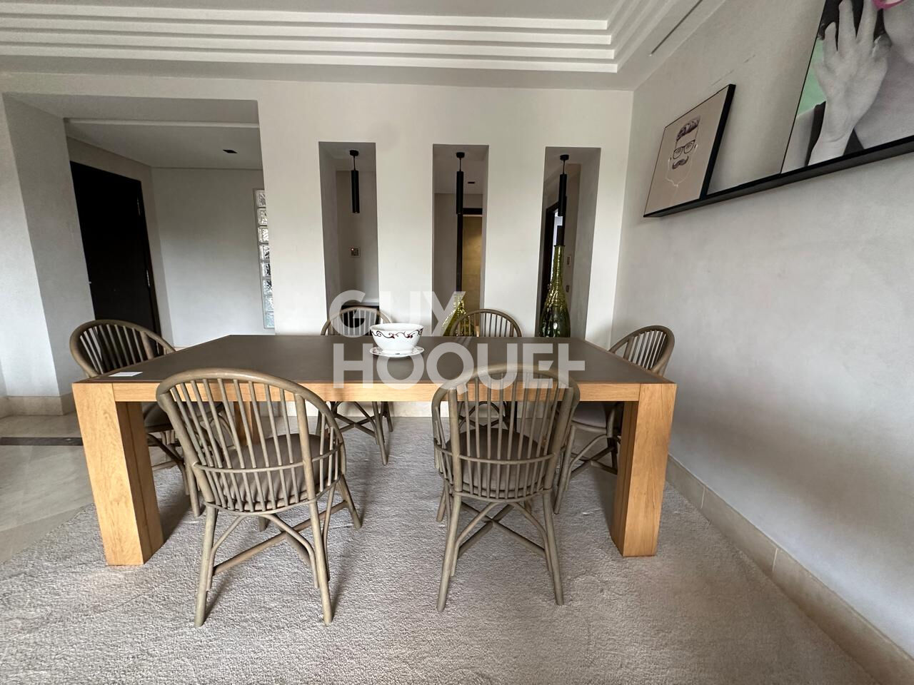 A LOUER: Appartement Marrakech 3 pièce(s) 125 m2 avec terrasse.