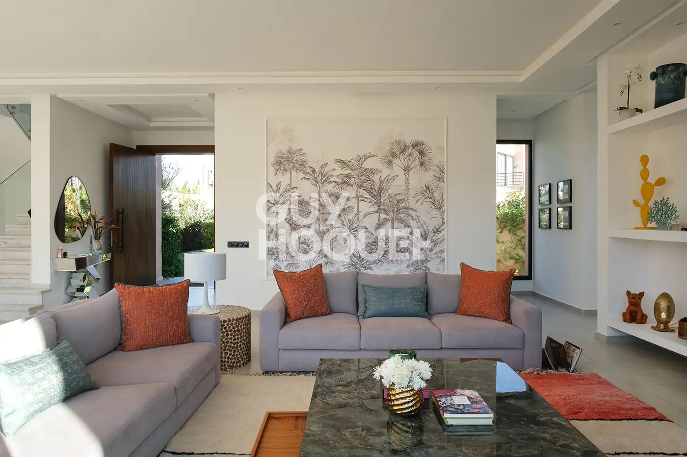 à louer: Villa de charme au Golf Amelkis, 4 chambres , 1200m² et 450m² habitable 