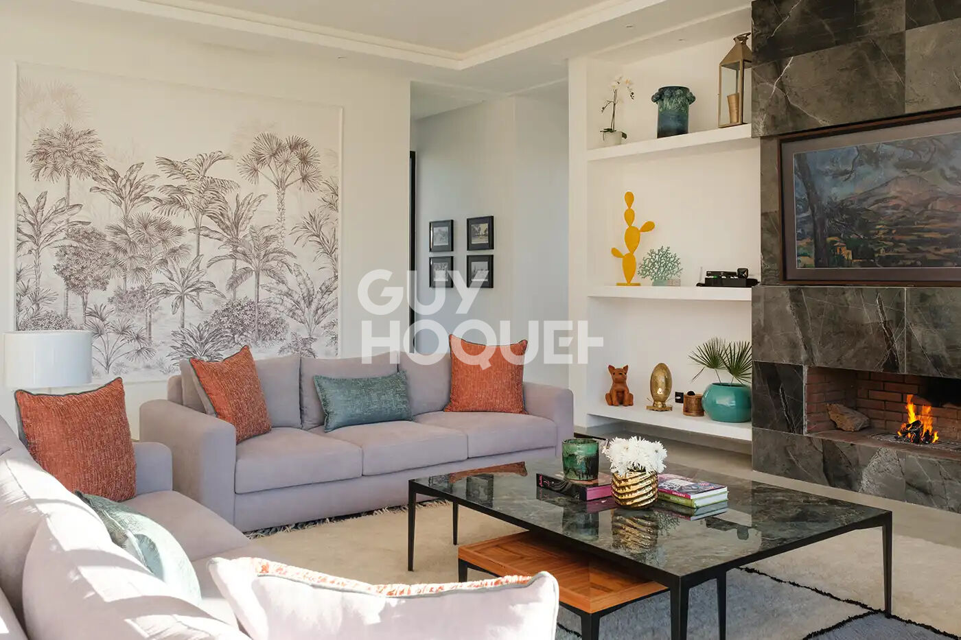 à louer: Villa de charme au Golf Amelkis, 4 chambres , 1200m² et 450m² habitable 