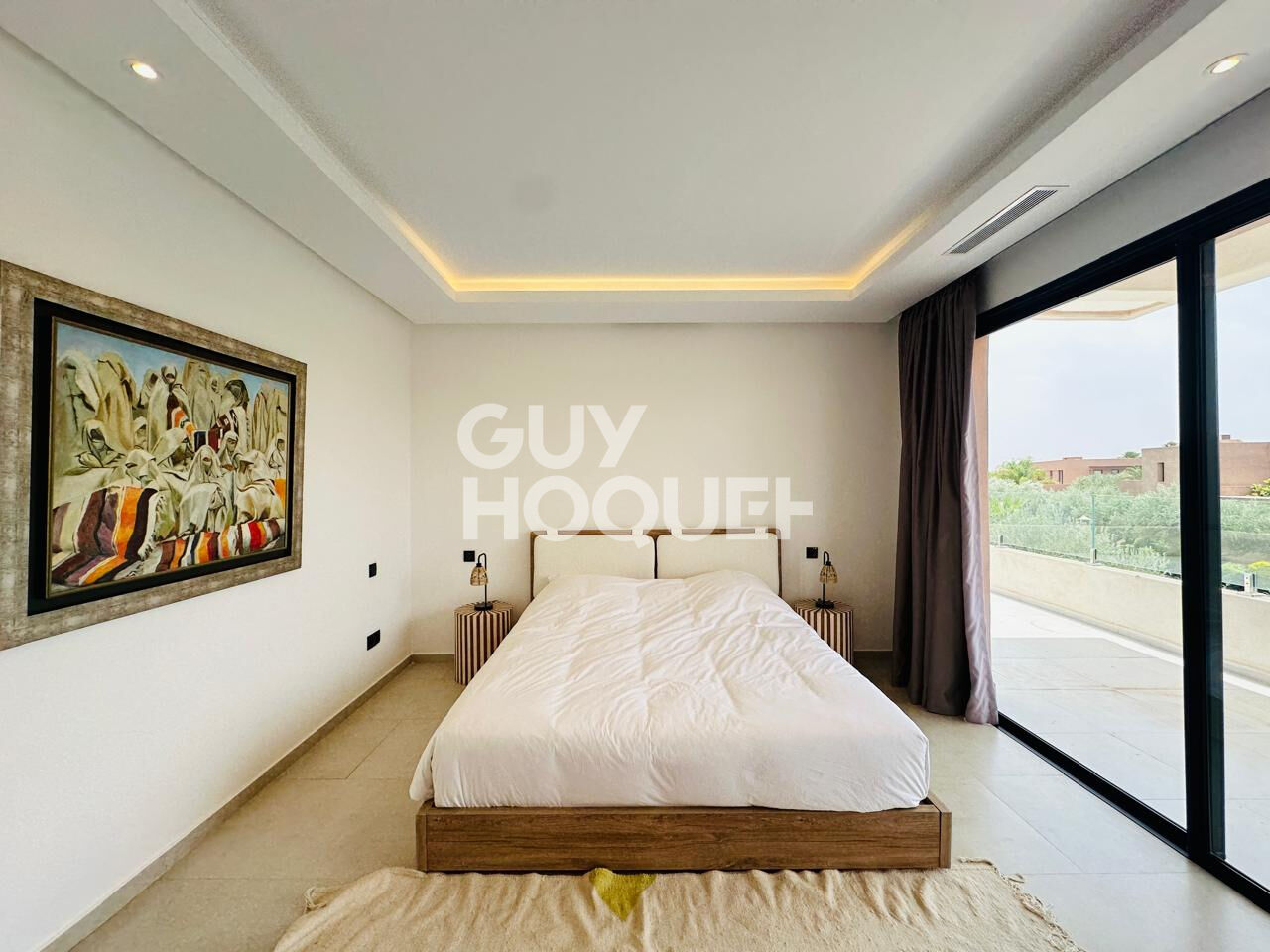 à louer: Villa de charme au Golf Amelkis, 4 chambres , 1200m² et 450m² habitable 