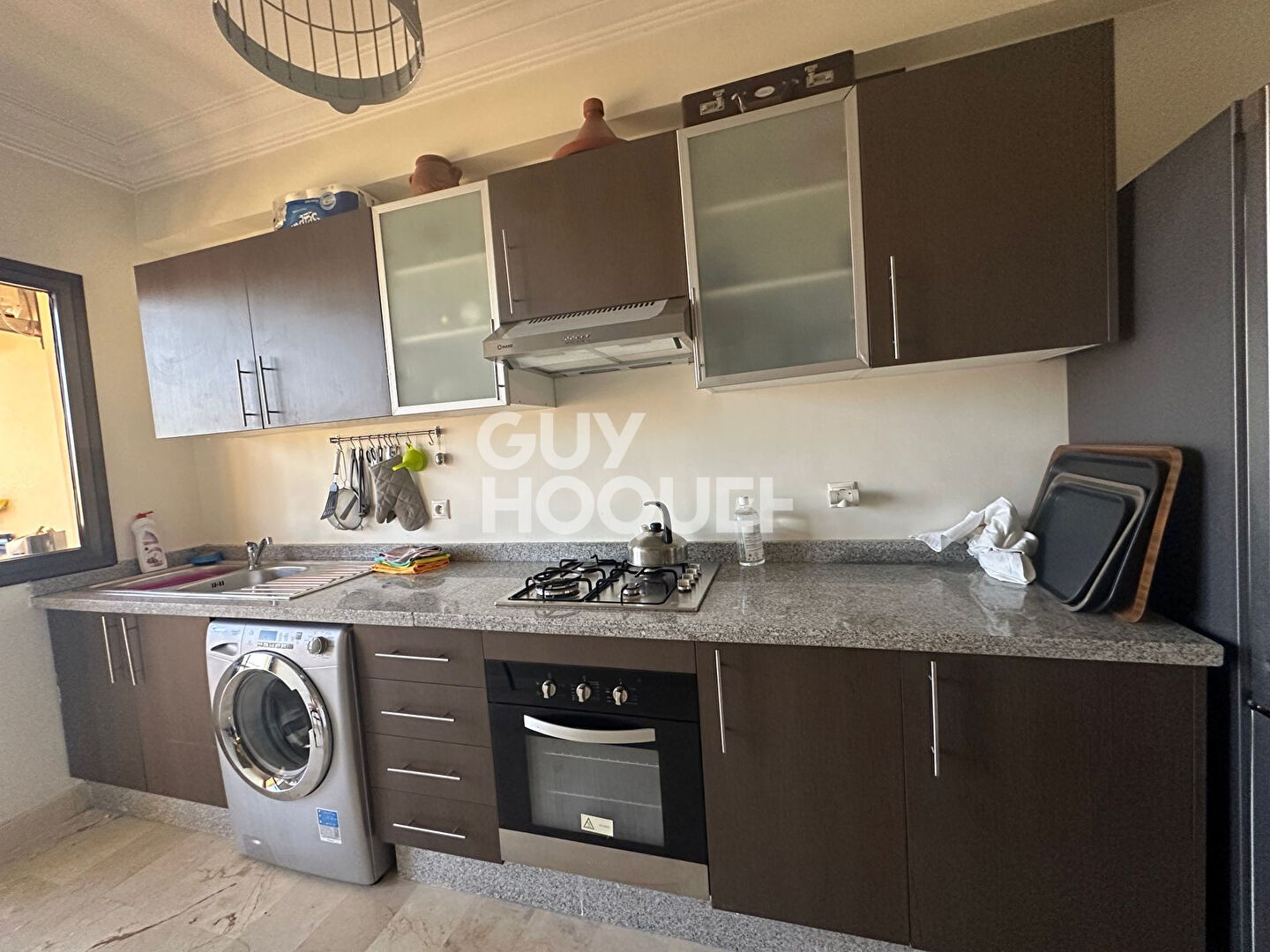 A LOUER  : appartement meublé de 3 pièces (100 m²) à gueliz semlalia.