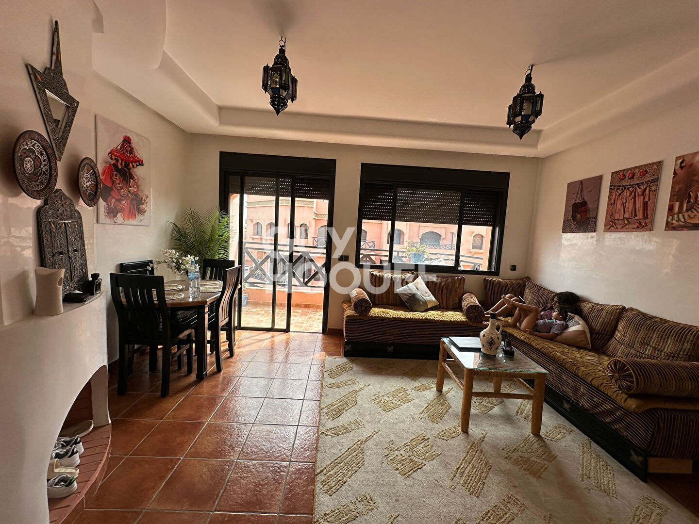 Appartement 3 pièces à louer à Marrakech, Palmeraie