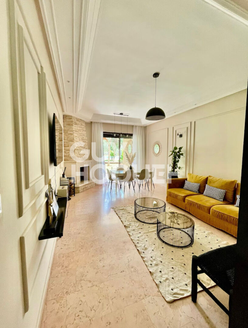 à louer: appartement de 127m² avec piscine à Agdal