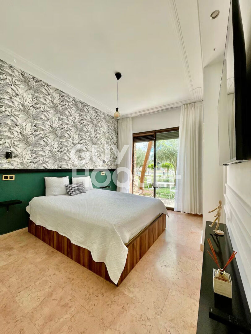 à louer: appartement de 127m² avec piscine à Agdal