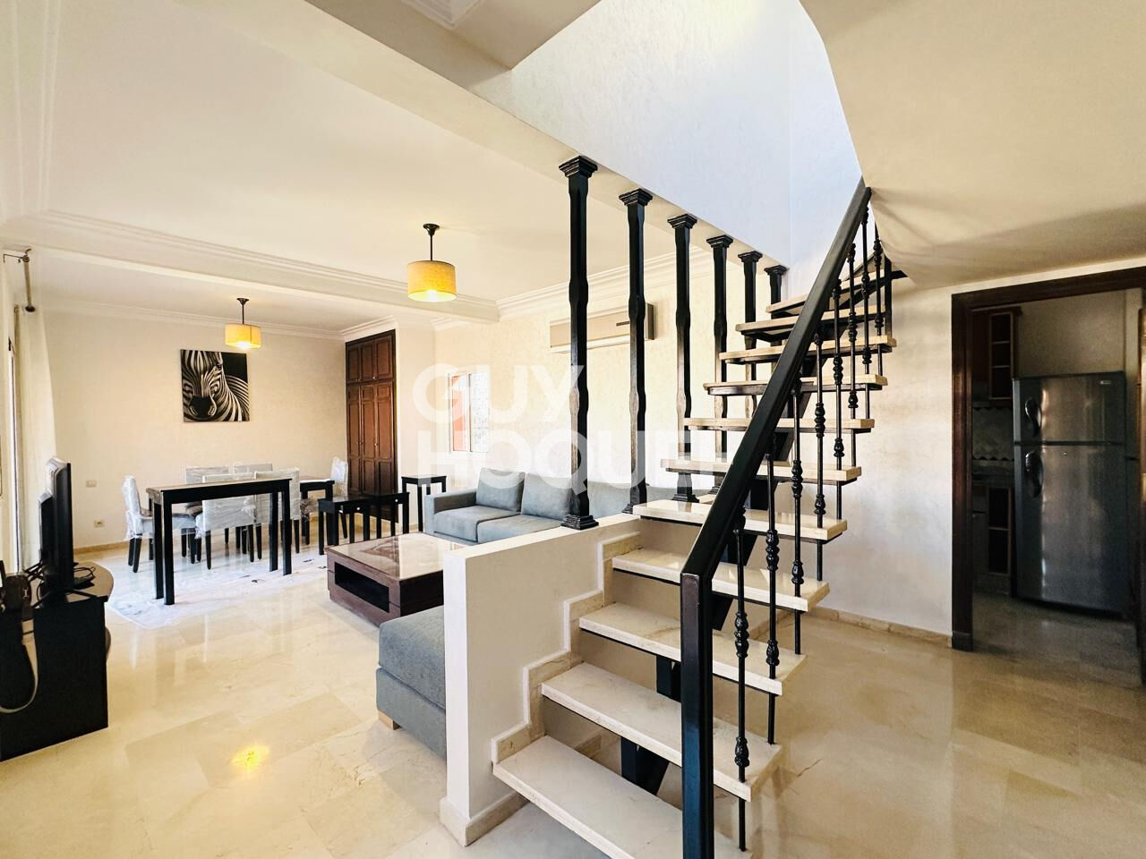 A Louer: Appartement 3 pièces à louer à Marrakech, Gueliz