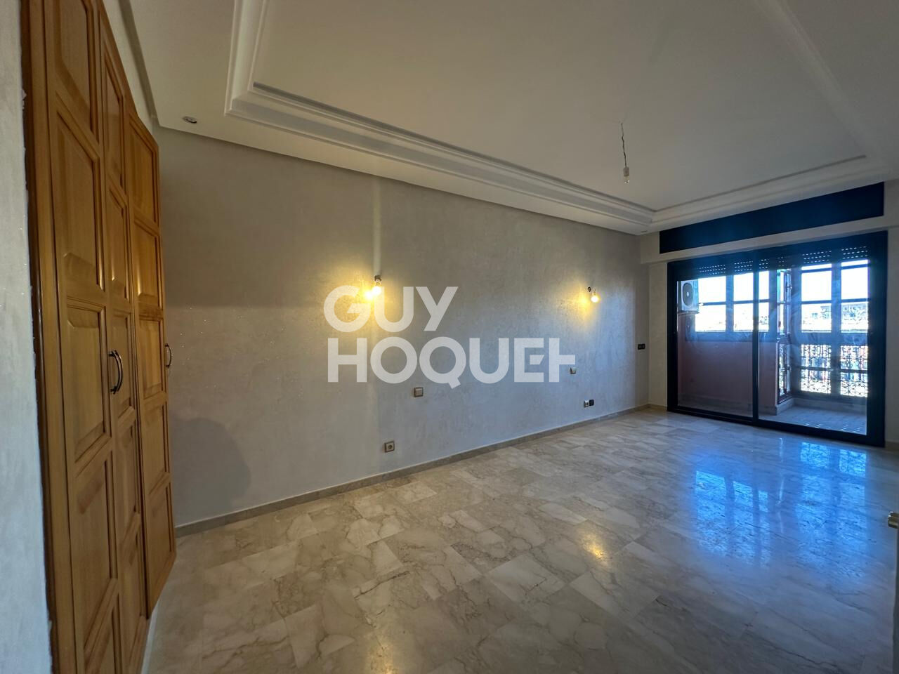 à louer: appartement 2 chambres vide à guéliz