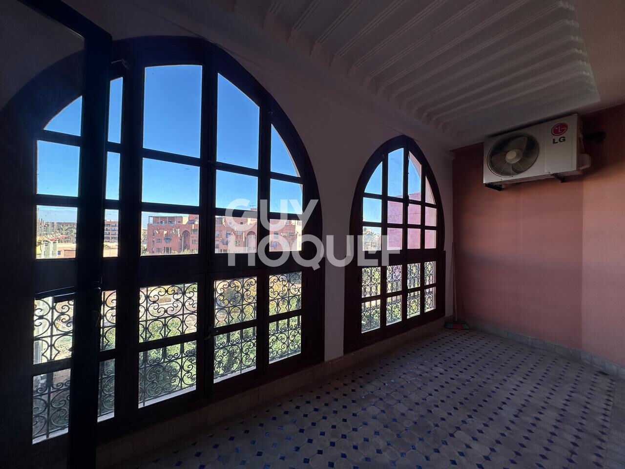 à louer: appartement 2 chambres vide à guéliz