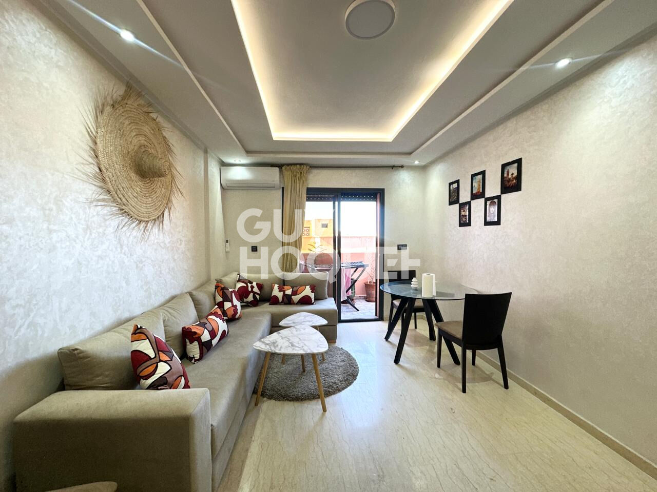 à louer: appartement 1 chambre sur la route de casa 