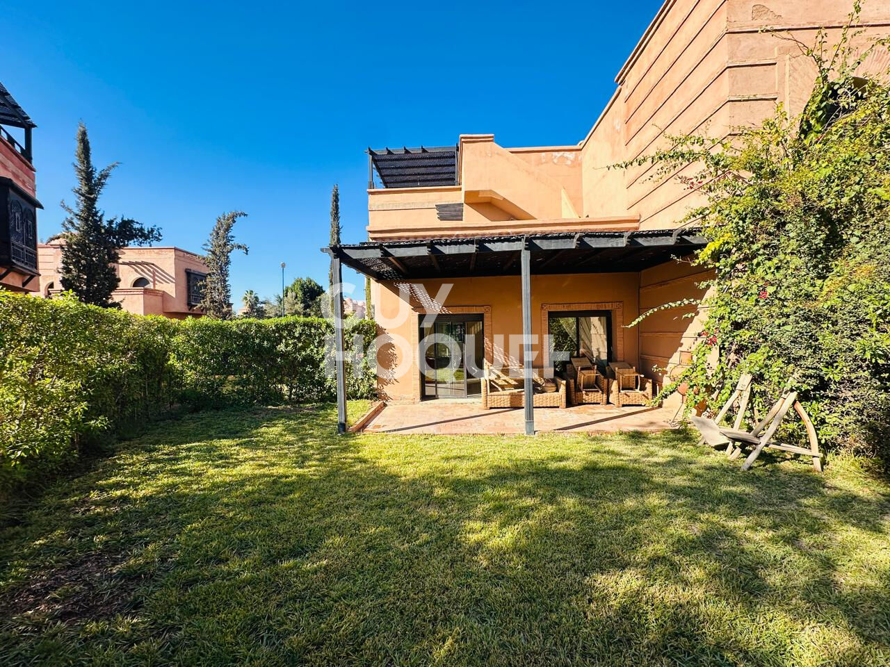 À louer ? Superbe appartement moderne en rez-de-jardin ? Route de Fès