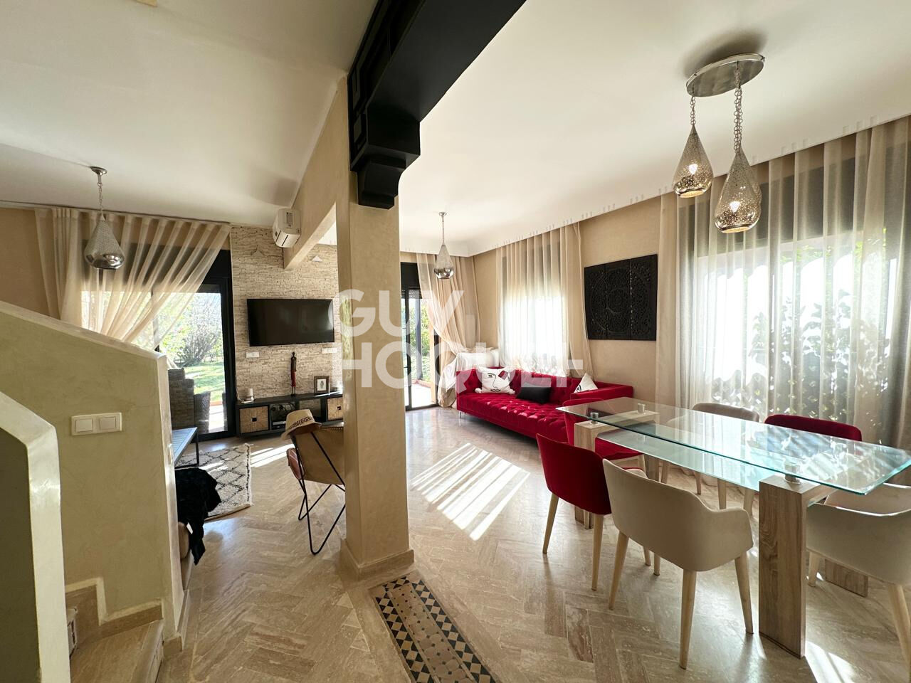 À louer ? Superbe appartement moderne en rez-de-jardin ? Route de Fès