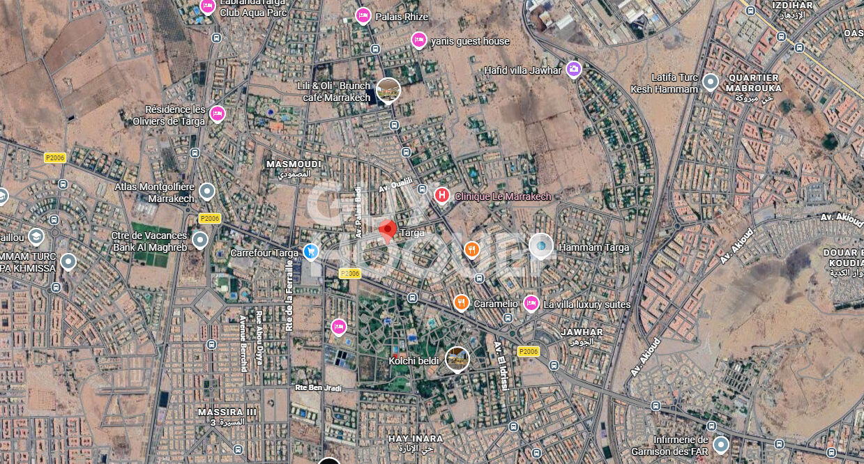 Terrain constructible pour villa Targa