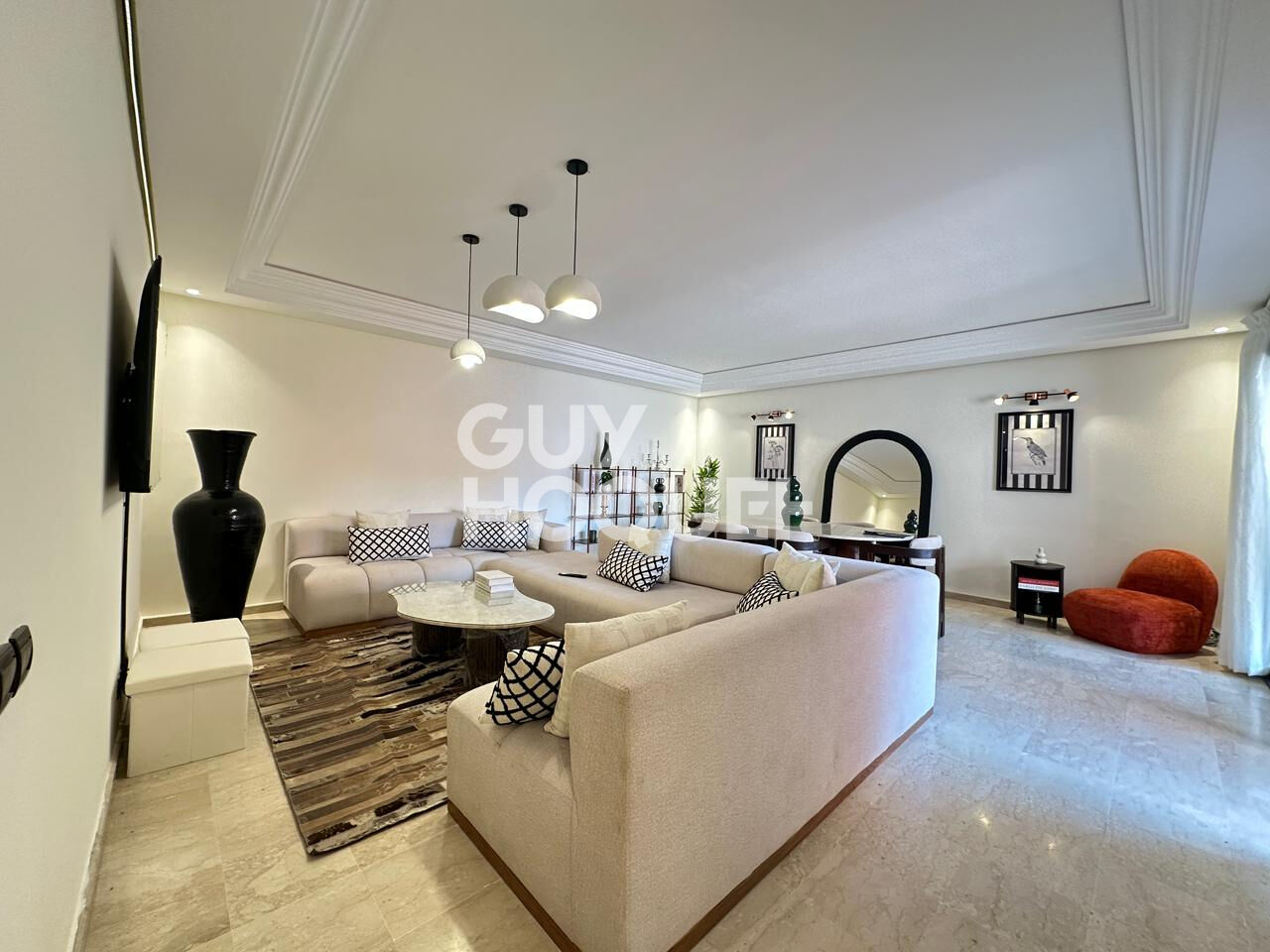 À louer : Superbe appartement 3 pièces neuf à Gueliz, Marrakech