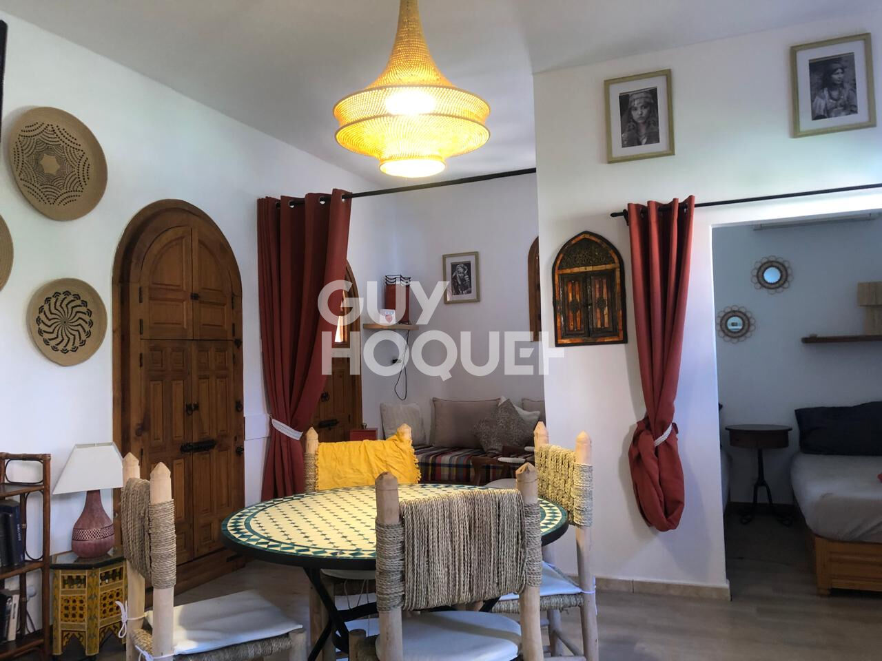 ACHAT/VENTE Appartement 3 pièces à vendre à Marrakech - Palmeraie, rez-de-jardin.