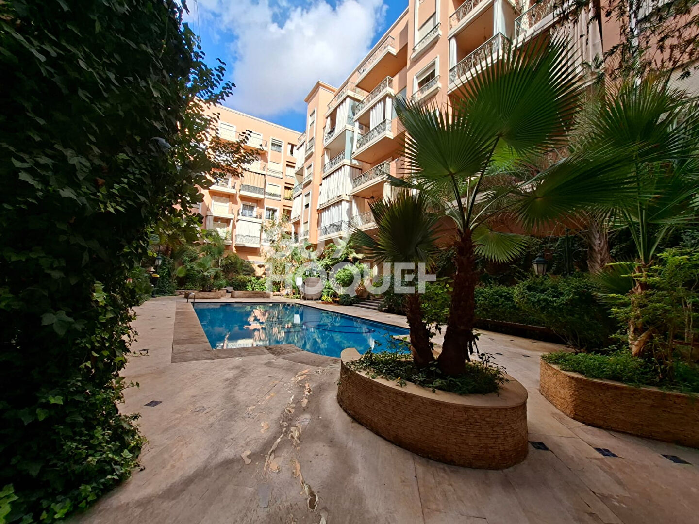 Achat  Vente  Appartement  3 chambres  résidence  avec  piscine