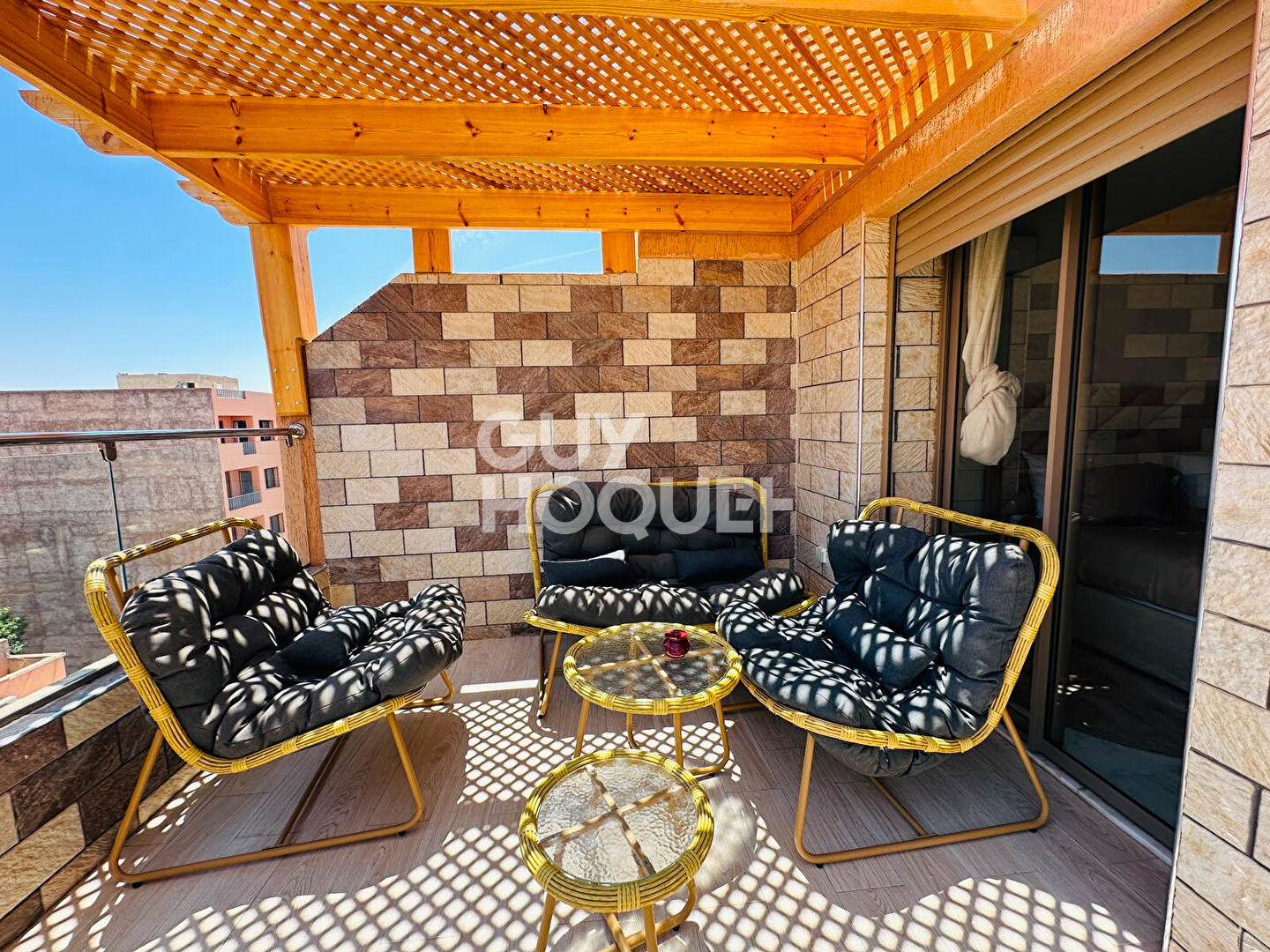 À louer : Superbe appartement neuf meublé au coeur de Guéliz, à deux pas de Carré Eden
