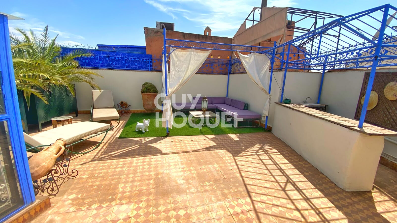 Riad d'Exception à Vendre au Coeur de la Kasbah, Marrakech - Réf 260074VE