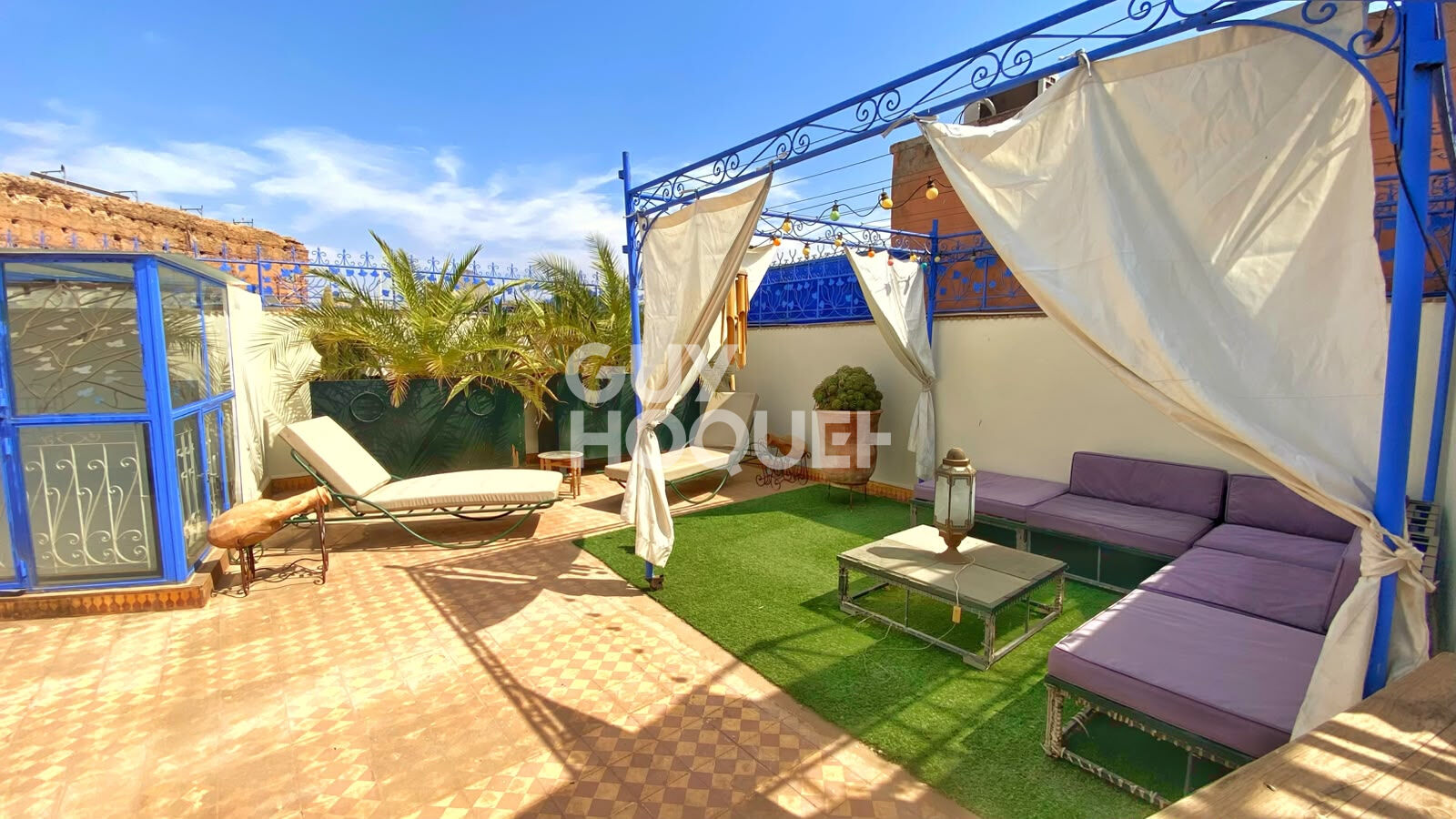 Riad d'Exception à Vendre au Coeur de la Kasbah, Marrakech - Réf 260074VE