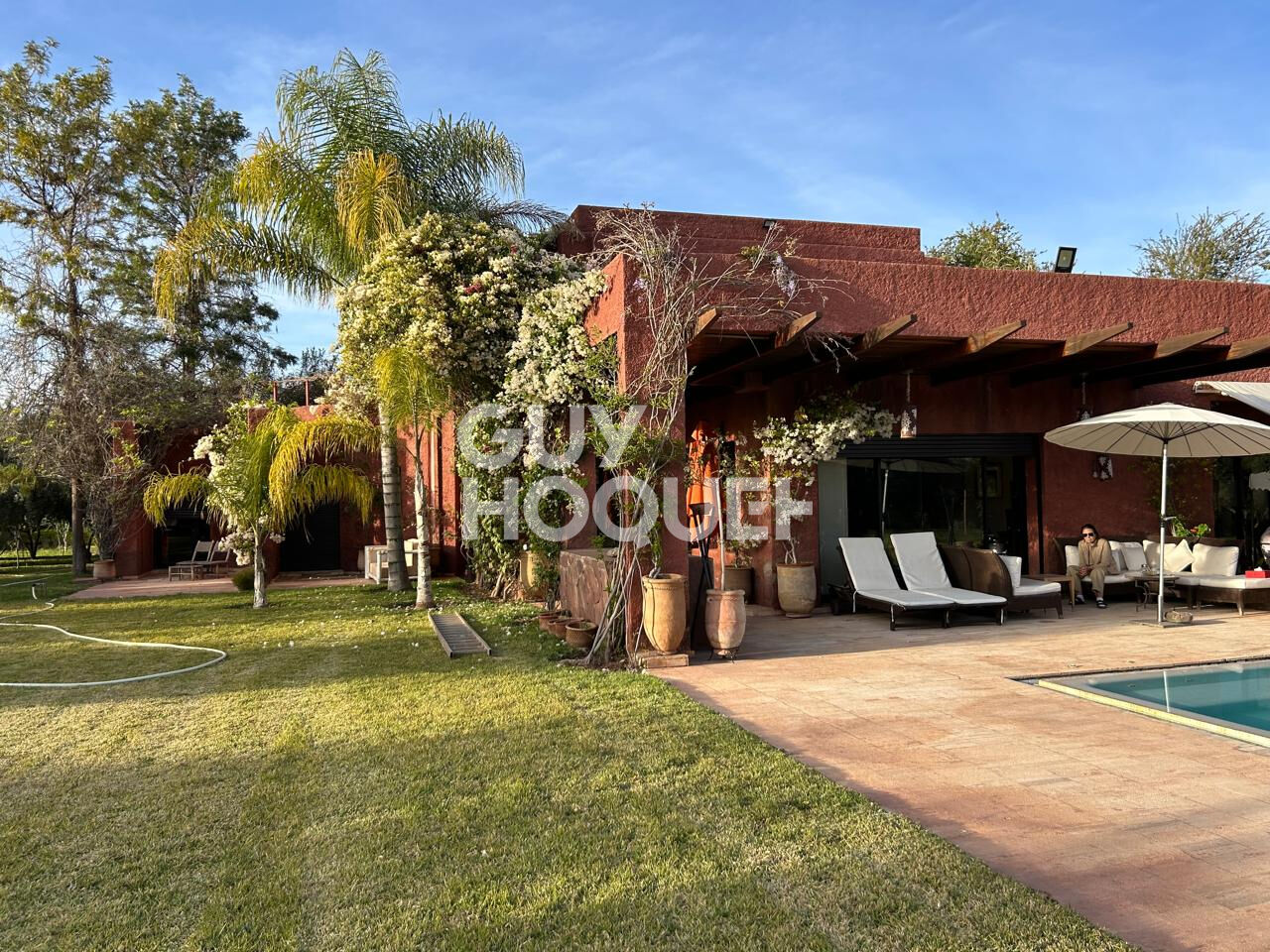 A LOUER / Route de l'Ourika, Km 10 | 400 m² | Piscine | Jardin arboré | Vue Atlas