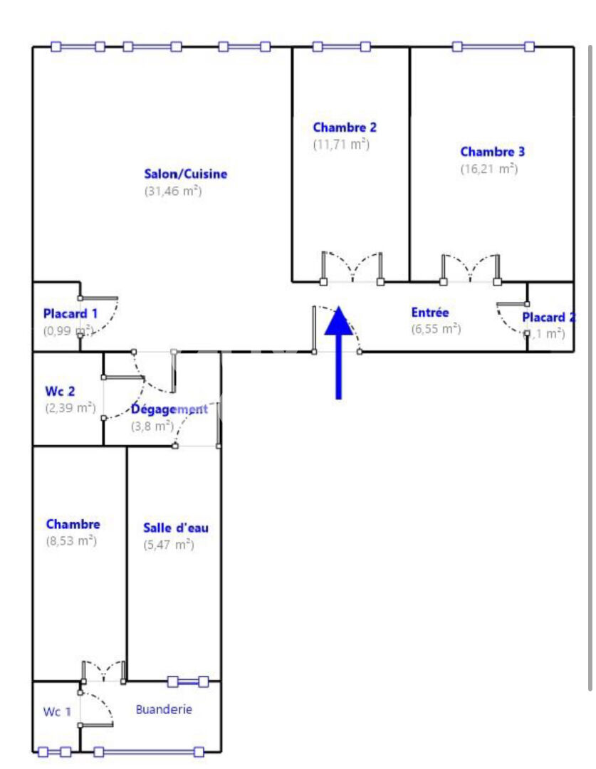 T4 - RUE SAINTE 13001 - A VENDRE