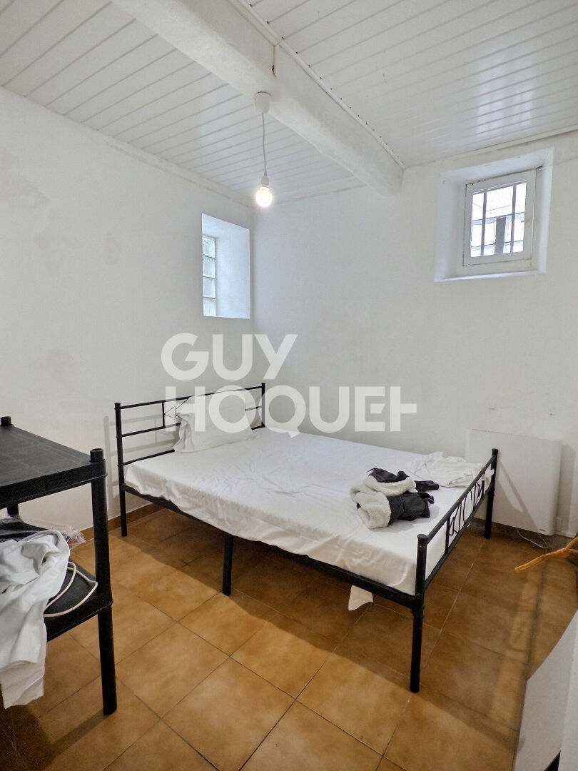 Studio en rez-de-chaussée, Investissement locatif sécurisé ? Marseille 13005