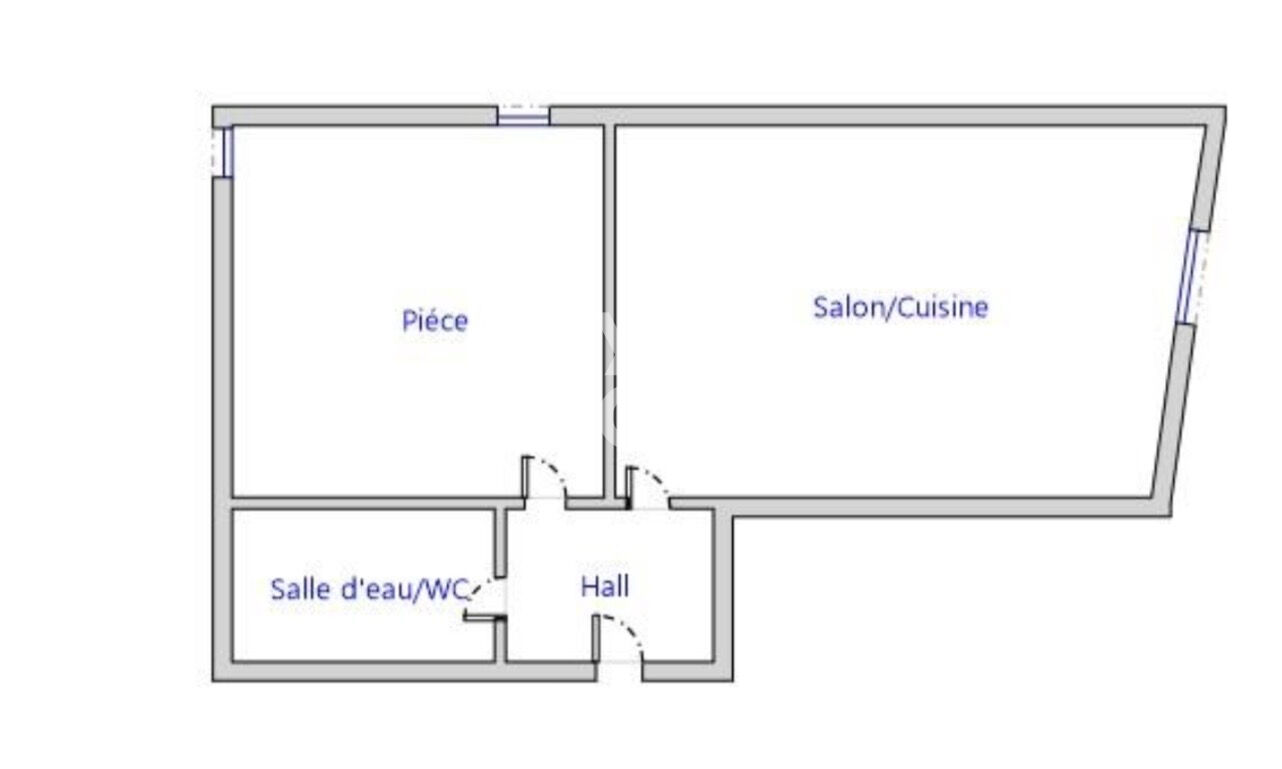 Studio en rez-de-chaussée, Investissement locatif sécurisé ? Marseille 13005