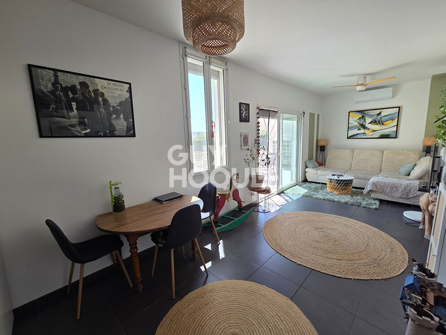 Marseille/Verduron ? Bas de villa T3 avec jardin, terrasse, piscine et garage