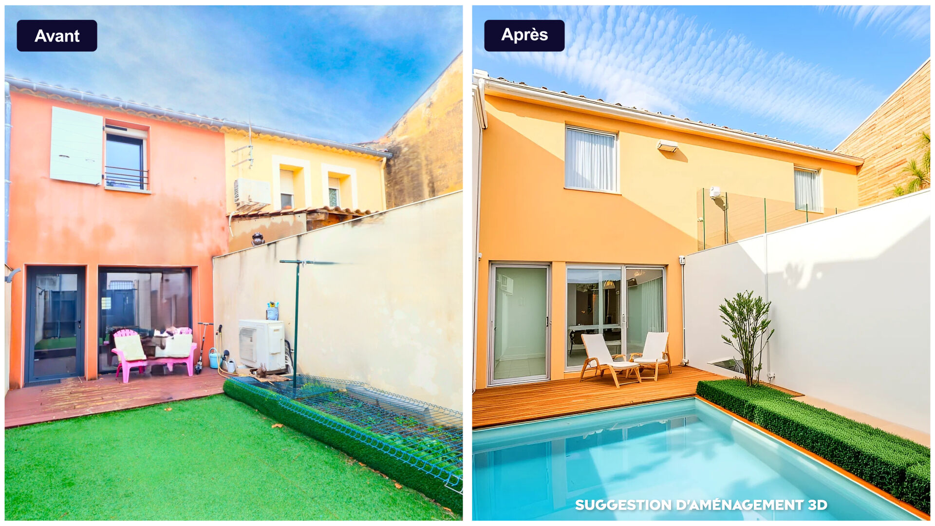 Maison rare sur MAUGUIO T3 avec jardin proche centre ville