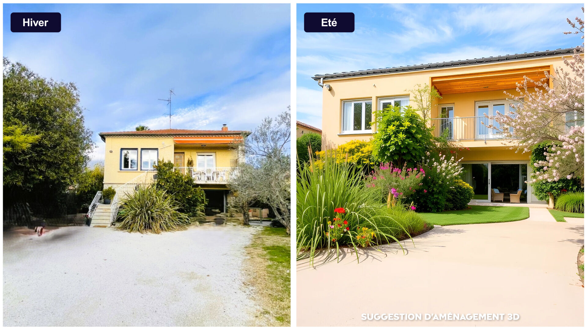 Ensemble immobilier  Mauguio Maison 170 m2  sur terrain 910m2 avec piscine