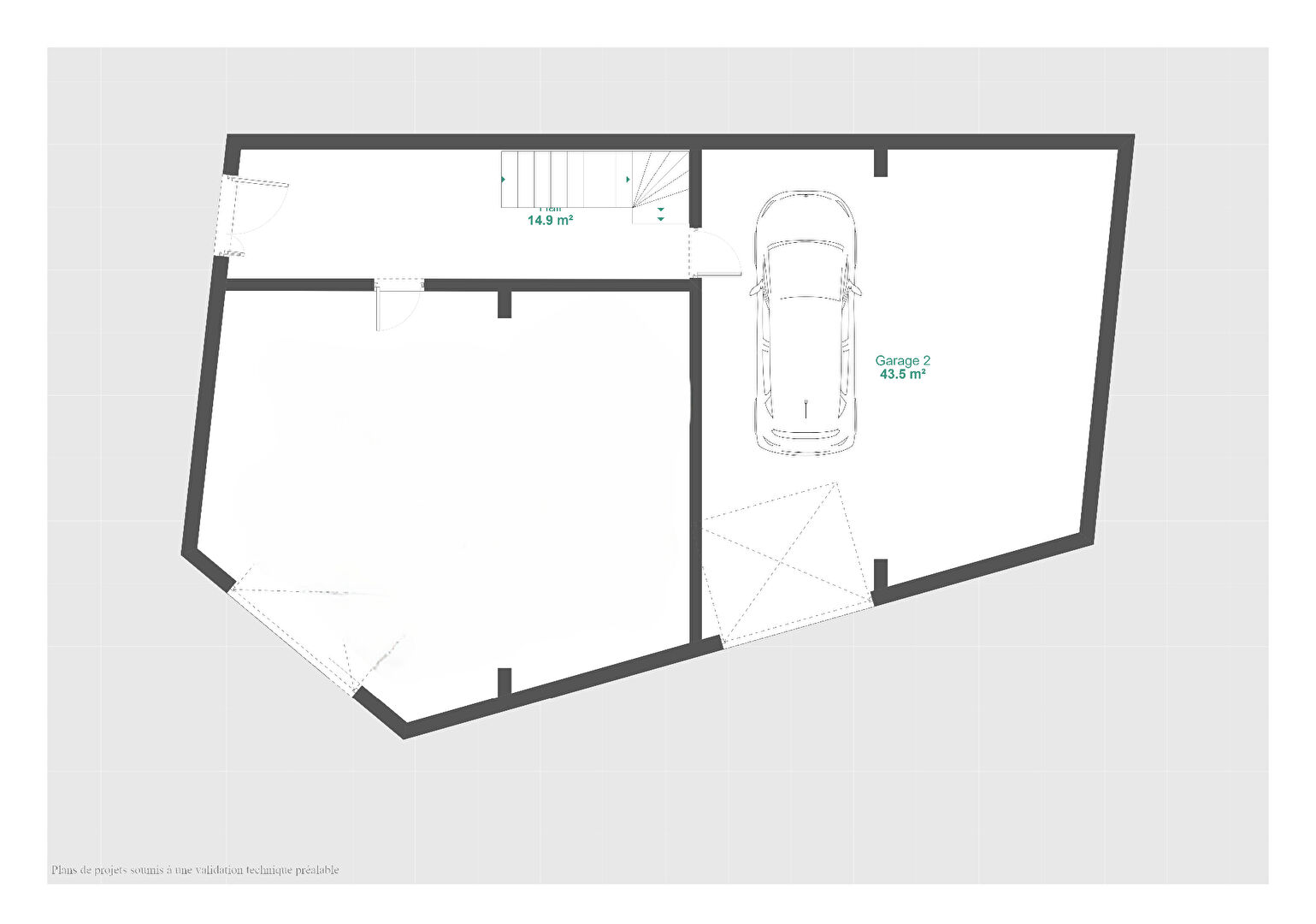 Appartement Mauguio Centre  4 pièces -  87 m2 avec grand garage et balcon