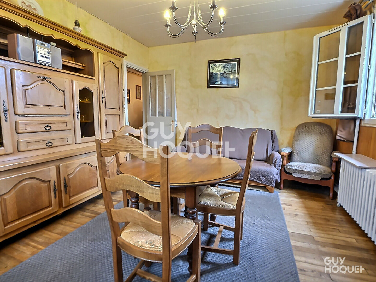 Appartement 3 pièces de 63 m² + Jardin partagé + Box + 2 caves