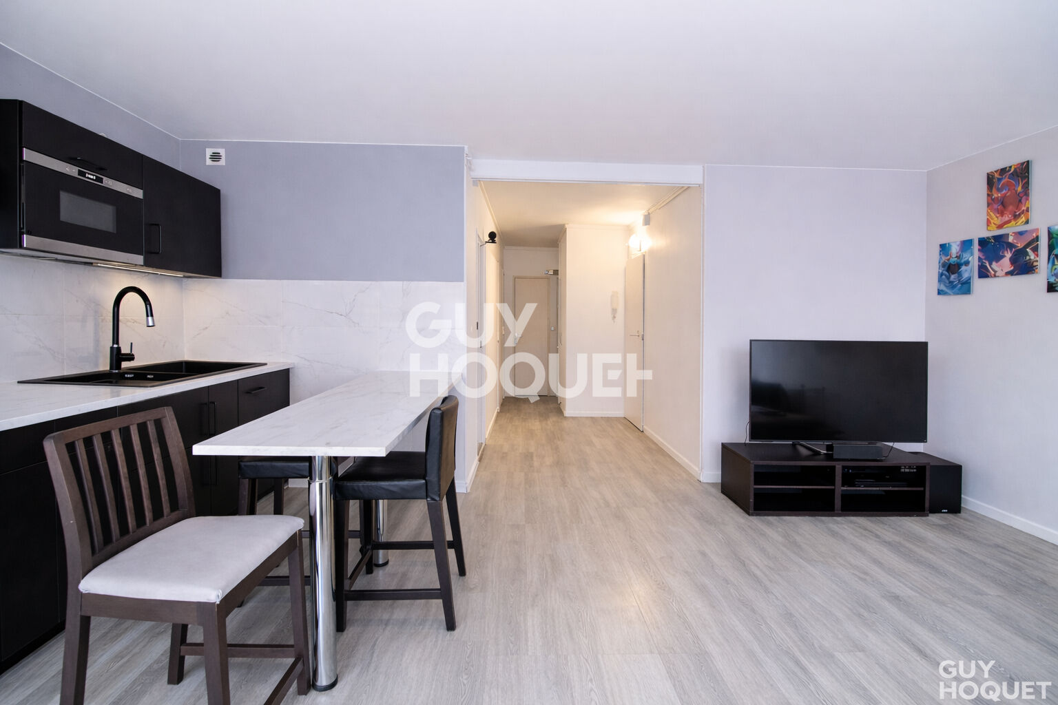 3 pièces 56 m² traversant refait à neuf