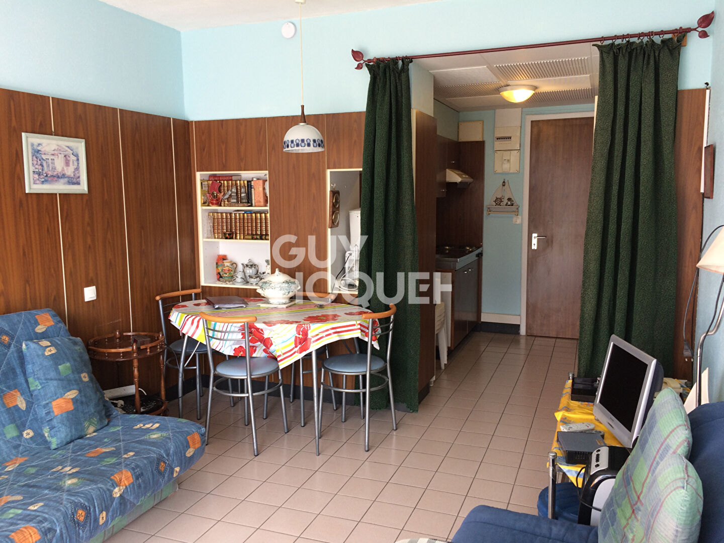 Studio meublé :Terrasse & vue port d'Aix-les-Bains