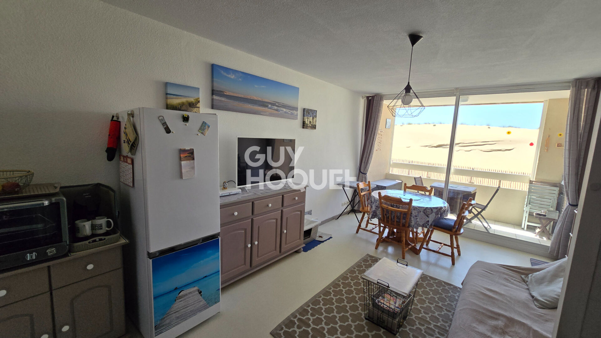 Studio les pieds dans le sable