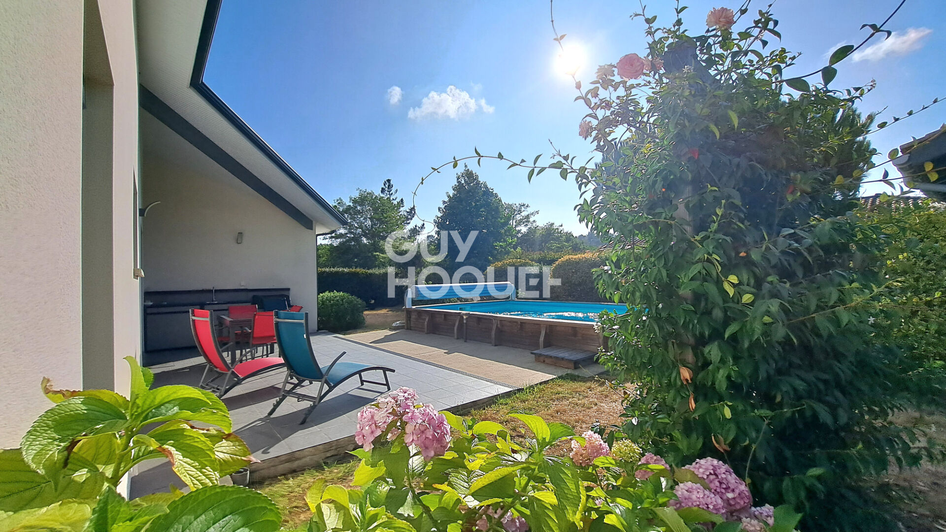 UN COIN DE PARADIS - Maison 4 pièces  avec piscine à Lit et Mixe