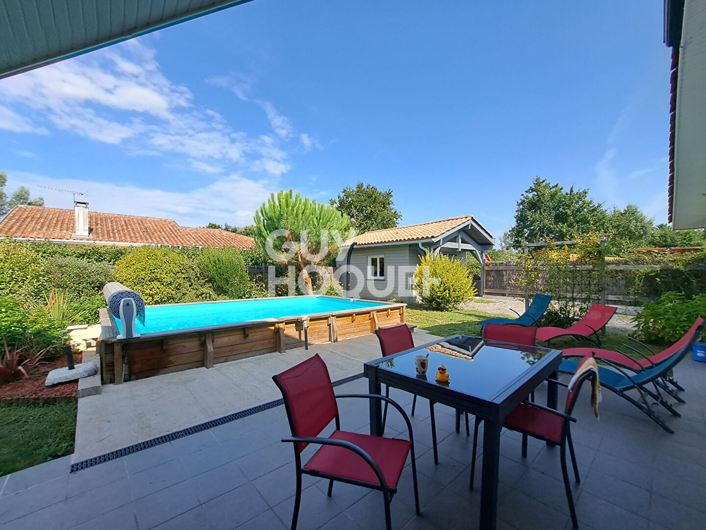 UN COIN DE PARADIS - Maison 4 pièces  avec piscine à Lit et Mixe