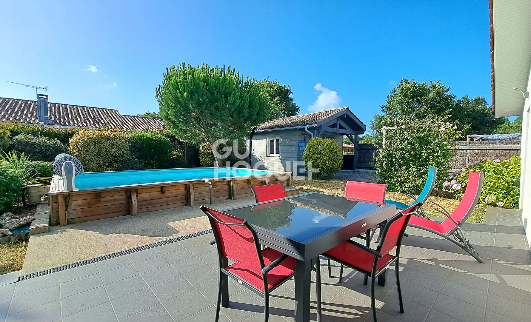 UN COIN DE PARADIS - Maison 4 pièces  avec piscine à Lit et Mixe