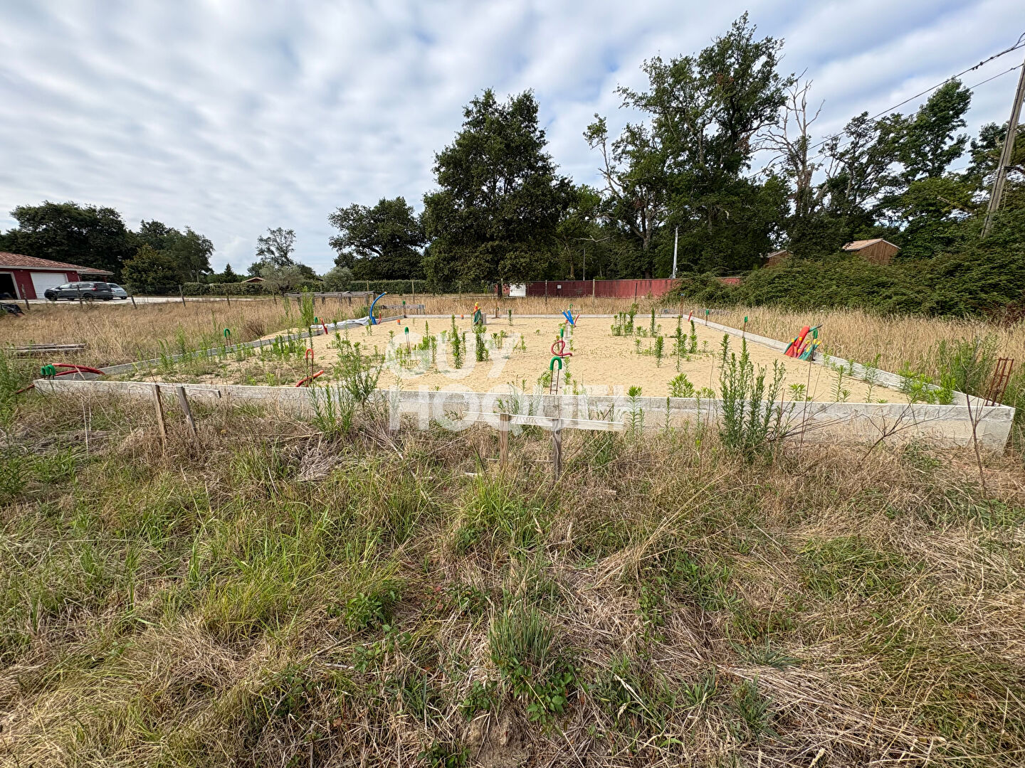 Terrain de 1435 m² avec permis de construire