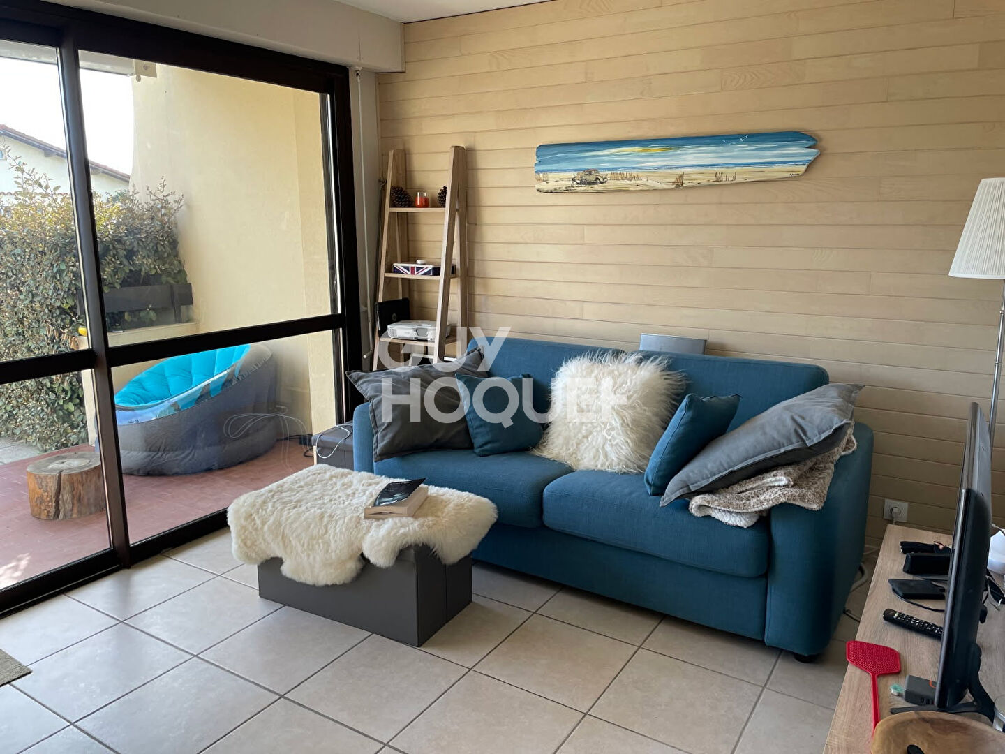 Appartement T2 avec jardin à 100 m de l'océan