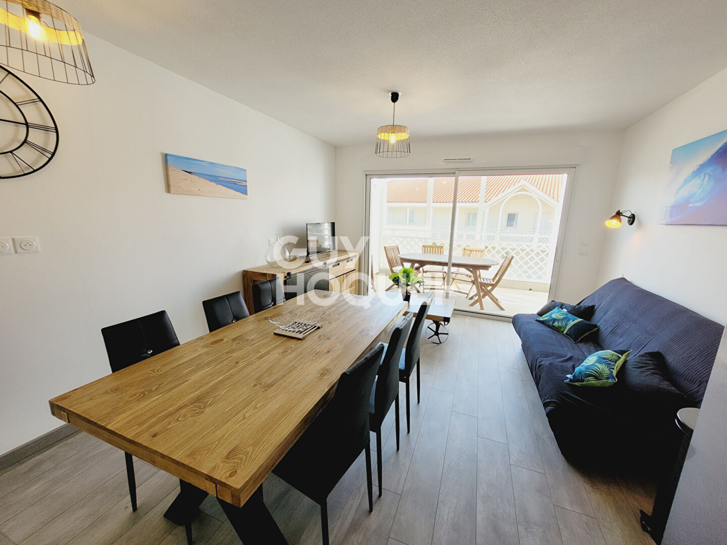 Escapade Ensoleillée - Duplex dans une résidence sécurisée avec piscine pour 8 à 10 personnes à Mimizan plage