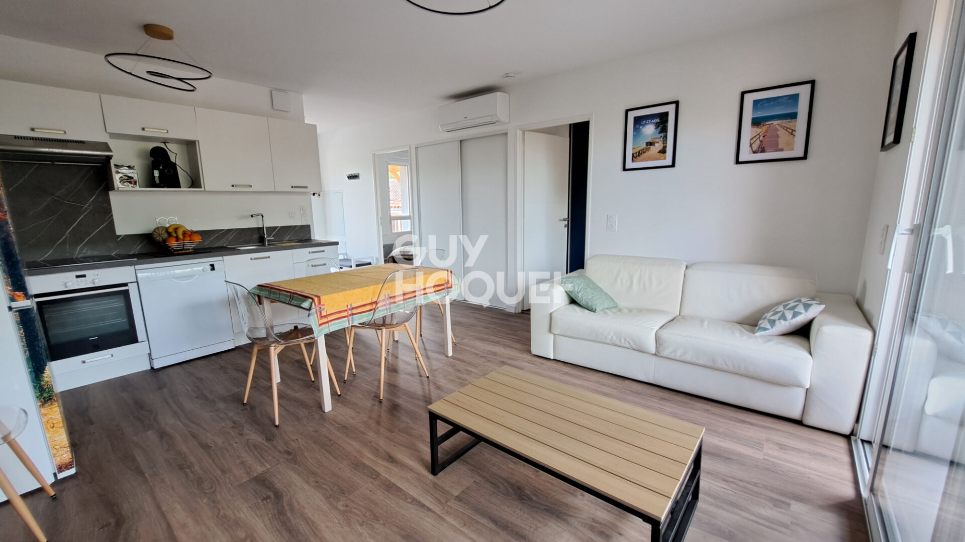 Appartement 3 pièces à 10 minutes des plages