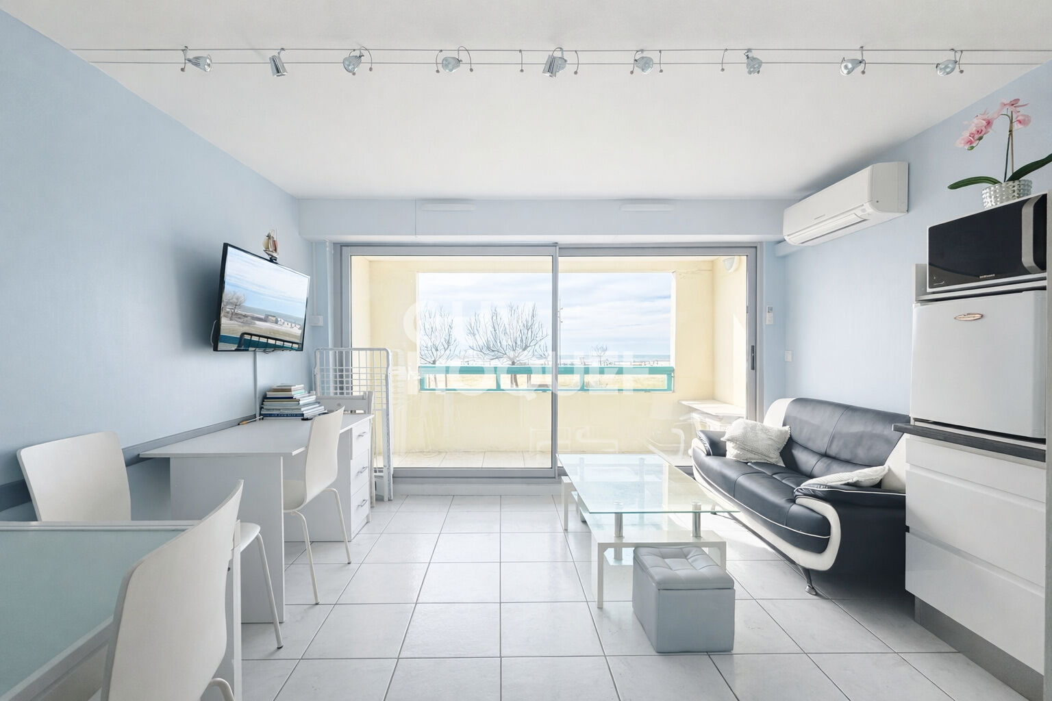 Bel appartement T2 à Mimizan-plage avec vue océan.