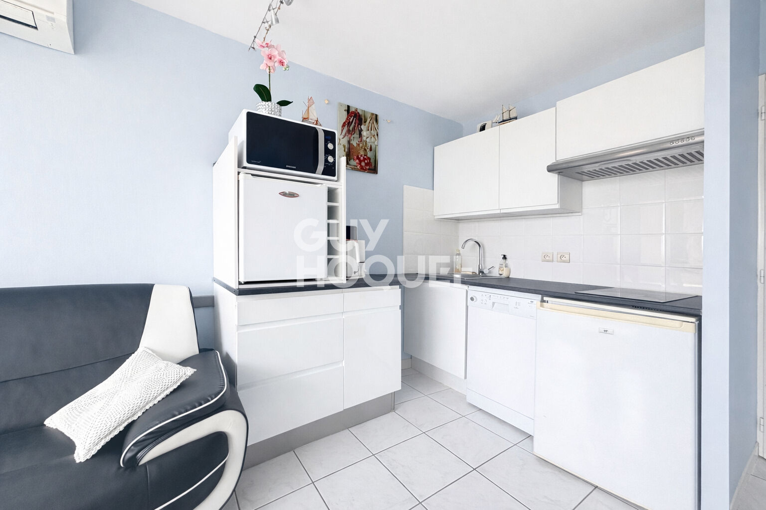 Bel appartement T2 à Mimizan-plage avec vue océan.