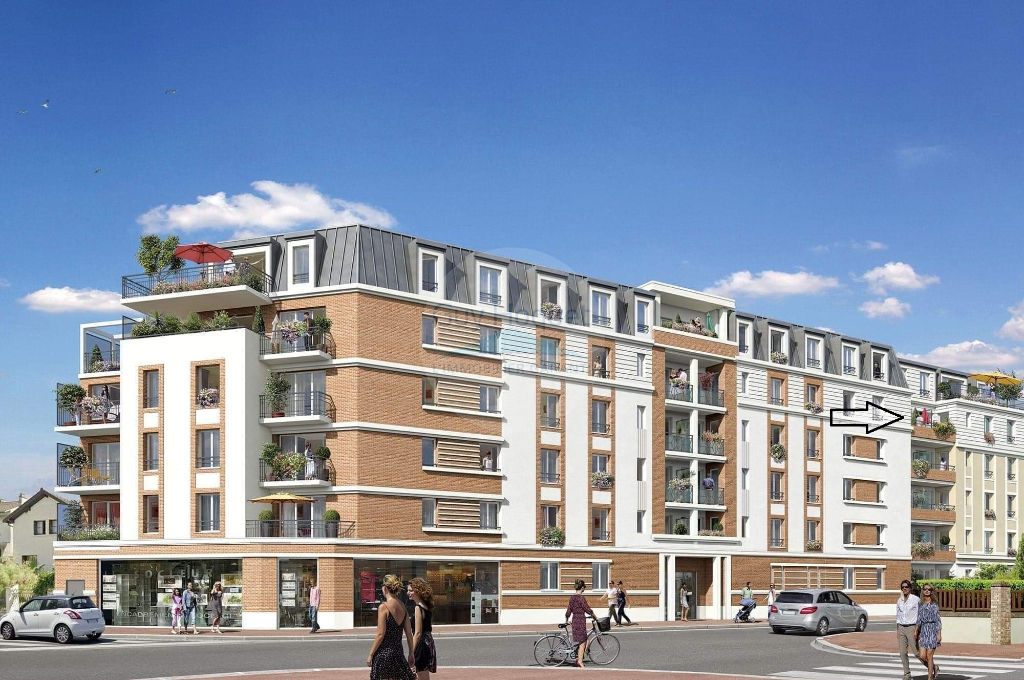 Appartement Tremblay En France 3 pièce(s) 57.54 m2