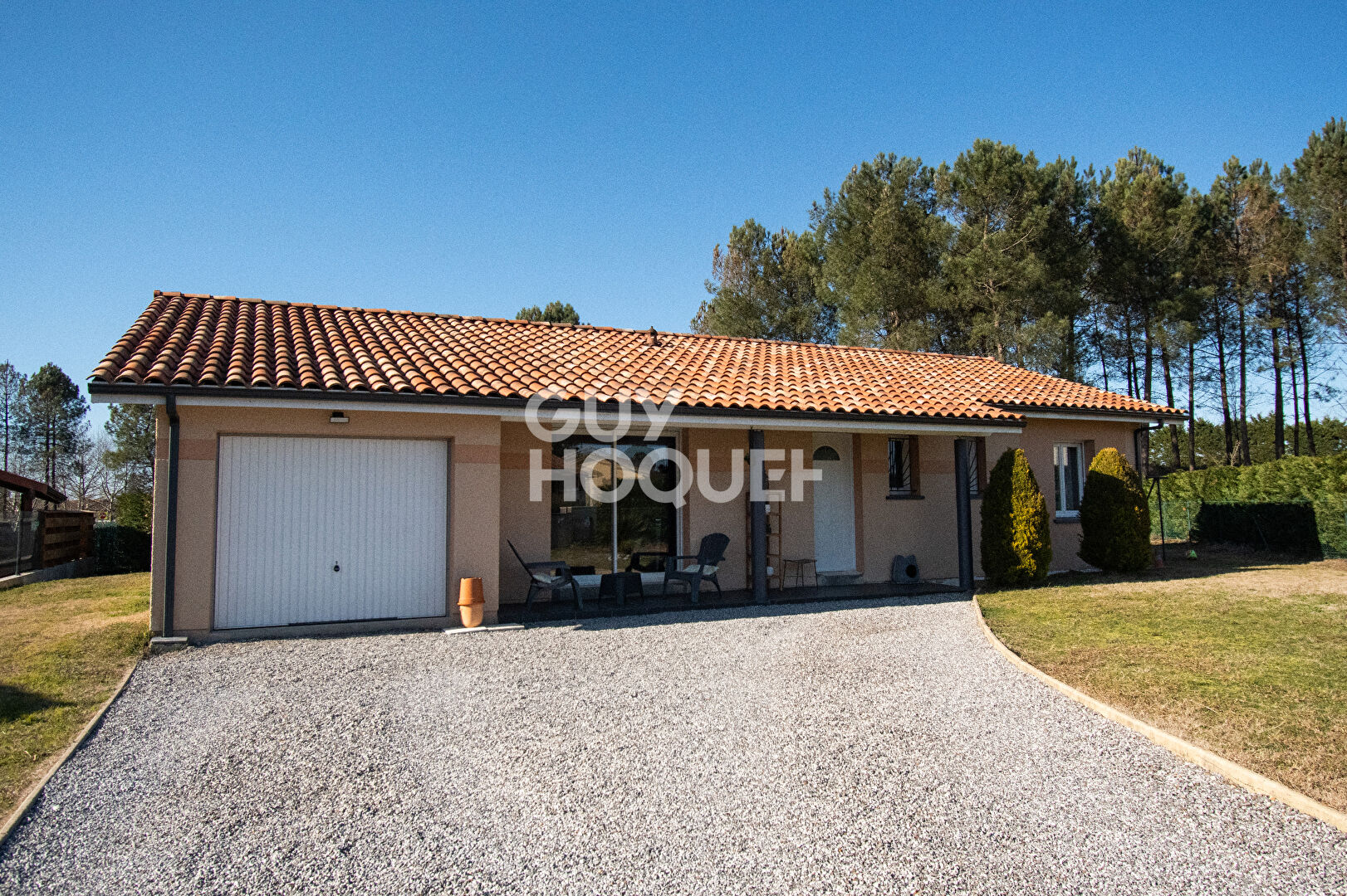 Charmante maison contemporaine de plain-pied