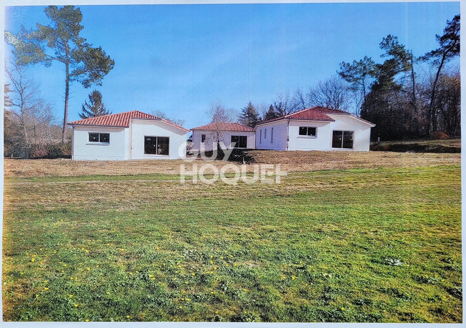 Maison neuve de plain-pied, 2 chambres